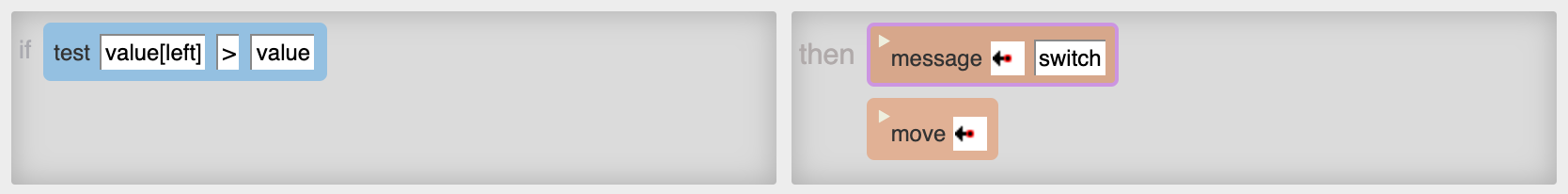 This rule checks the neighbor value and ask to switch if the values are not matching.